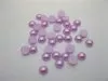 5000Pcs 6mm Purple Semi-Circle Simulated Pearl Bead Flatback 5000Pcs 6mm Purple Semi-Circle Simulated Pearl Bead Flatback