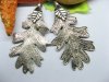 20pcs Tibetan Silver Leaf Pendants