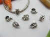 20pcs Tibetan Silver Barrel Bail Beads Fit European Beads Yw-pa 20pcs Tibetan Silver Barrel Bail Beads Fit European Beads Yw-pa