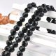 10Strand x 100Pcs Black Rondelle Faceted crystal Beads 6mm