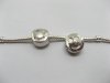 20 Alloy Smile face Thread European Beads pa-m87 20 Alloy Smile face Thread European Beads pa-m87