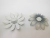 20Pcs Gray Blossom Sunflower Hairclip Jewelry Finding Beads 6cm 20Pcs Gray Blossom Sunflower Hairclip Jewelry Finding Beads 6cm