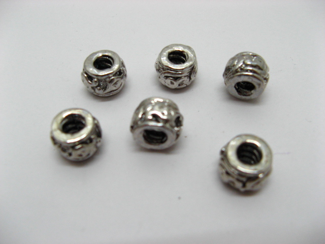 20 Alloy European Carved Metal Thread Beads ac-sp274 - Click Image to Close