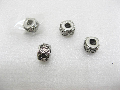 60 Alloy European Carved Metal Thread Beads ac-sp313 - Click Image to Close