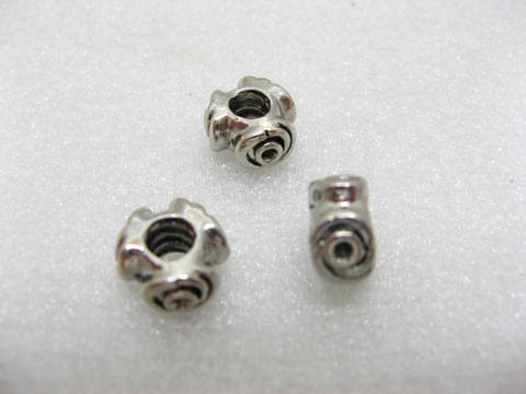 50 Alloy European Carved Metal Thread Beads ac-sp321 - Click Image to Close