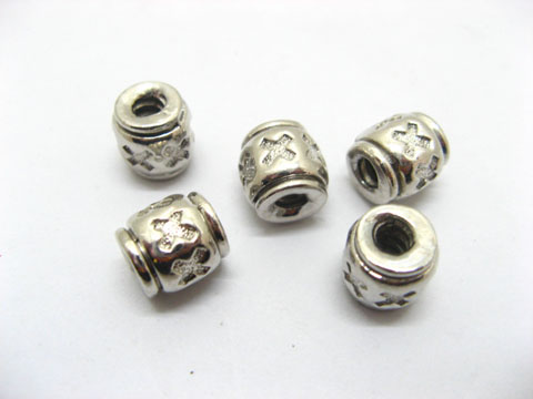 80 Alloy European Carved Metal Thread Beads ac-sp317 - Click Image to Close