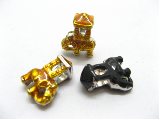 50 Alloy Charms European Elephant Beads ac-sp455 - Click Image to Close
