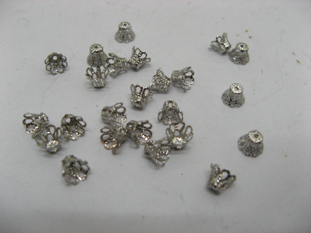 3000 Metal Basket Bead Caps 6mm ac-bc63 - Click Image to Close