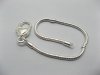 1X Sliver Heart Clasp European Bracelet 19cm ac-str217 1X Sliver Heart Clasp European Bracelet 19cm ac-str217