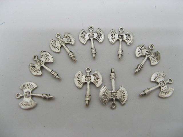 200 Metal Hatchet Pendants Jewellery finding - Click Image to Close