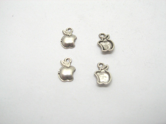500 Charms Metal Apple Pendants finding - Click Image to Close