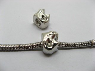 20 Alloy Dolphin Thread European Beads pa-m36