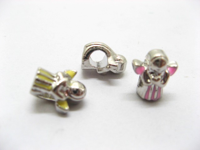 50 Alloy Charms European Angel Beads ac-sp458 - Click Image to Close