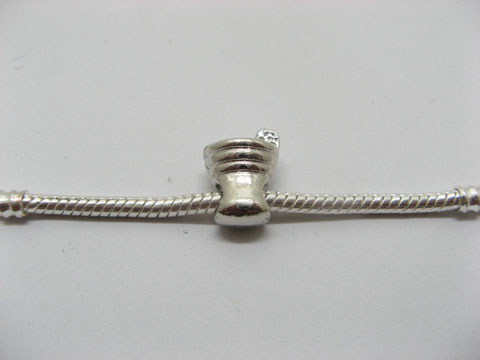 20 Alloy Cup Thread European Beads pa-m94 - Click Image to Close