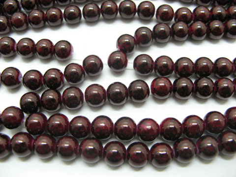 10 Strands Sienna Round Glass Beads 1000beads be-g463 - Click Image to Close
