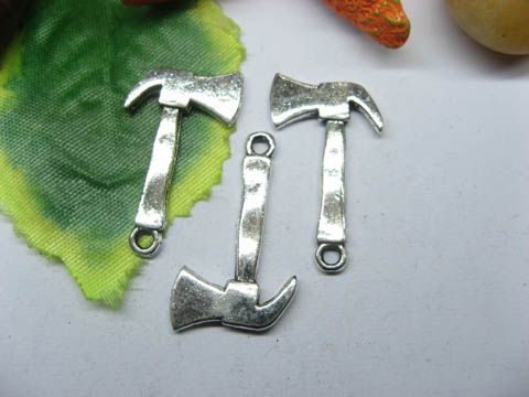 200 Charms Hatchet Hammer Pendants Jewelry Finding ac-mp205 - Click Image to Close