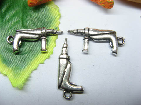 200 Charms Power Drill Pendants Jewelry Finding ac-mp211 - Click Image to Close