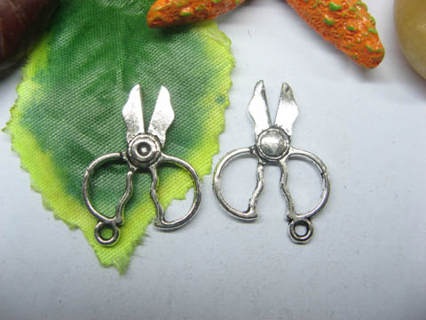 200 Charms Metal Scissors Pendants Jewelry Finding ac-mp212 - Click Image to Close