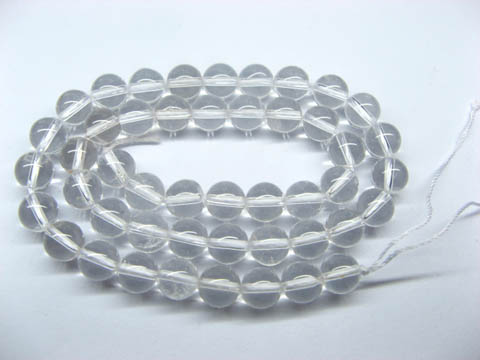 5 Strands Rock Crystal Round Gemstone Beads 10mm - Click Image to Close