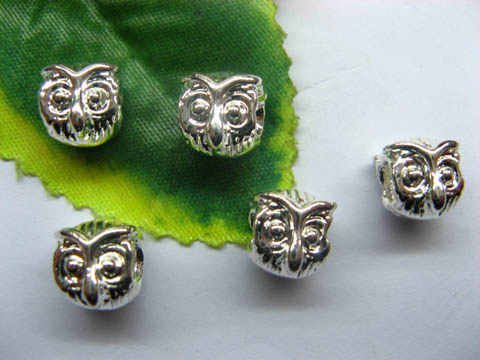 20 New Owl Thread European Beads pa-m267 - Click Image to Close
