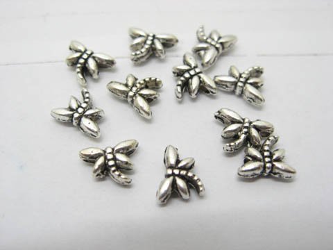 1000 Alloy Metal Dragonfly Spacer Beads - Click Image to Close