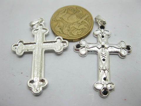48 Metal Cross Pendants Jewelery Finding - Click Image to Close