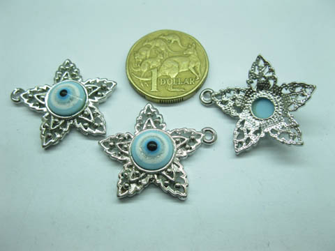 50 Metal Tribal Pendants Star Shape Jewelery Finding - Click Image to Close