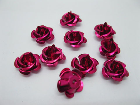 475Pcs Fuchsia Flower Beads Findings 15mm - Click Image to Close