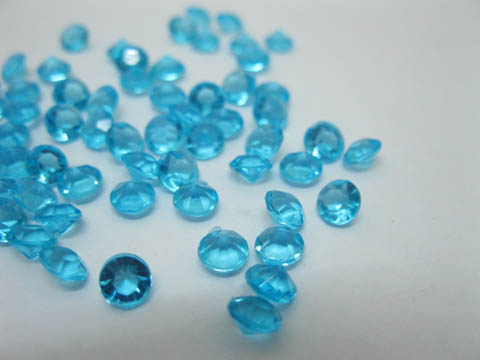1000 Blue Diamond Confetti 6mm Wedding Table Scatter - Click Image to Close