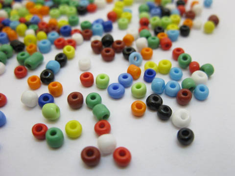 4Bag X 12000pcs Opaque Glass Seed Beads Mixed 3mm 4Bag X 12000pcs Opaque Glass Seed Beads Mixed 3mm