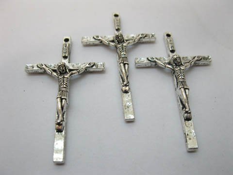 100X Cross Pendant Jewellery Finding 4.7x2.9cm - Click Image to Close