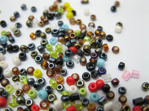 3Bags X 32000Pcs Opaque Glass Seed Beads 1.8-2.2mm - Click Image to Close