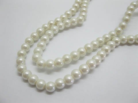 1Bag X 1700Pcs Glass Pearl Color Pearl Beads 6mm Dia. - Click Image to Close