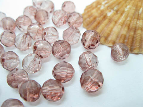 1Packs X 850Pcs Round Faceted Glass Beads 8cm dia. - Click Image to Close