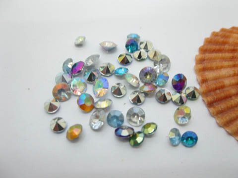 250gram (8100Pcs) AB Diamond Confetti Wedding Table Scatter - Click Image to Close