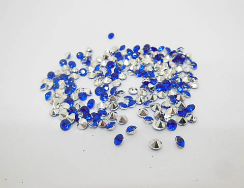 5000 Diamond Confetti 4.5mm Wedding Party Table Scatter-Blue - Click Image to Close