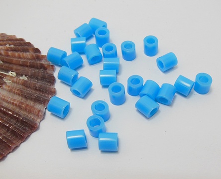 4200Pcs (250g) Craft Hama Beads Pearler Beads 5mm - Skyblue - Click Image to Close
