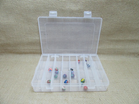 4X Bead Mini Tool Storage Box 24 Compartment Organizer Case - Click Image to Close