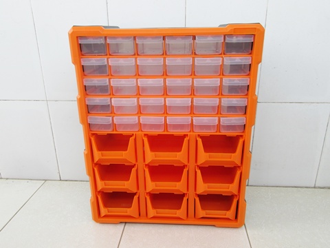 New 39 Drawers Storage Cabinet Tool Box Chest Case 46x38x16cm - Click Image to Close