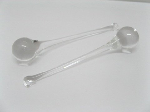 10X New 160mm Clear Lead Crystal Teardrop Pendants - Click Image to Close