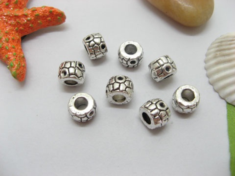 20pcs Tibetan Silver Barrel Beads Fit European Beads Yw-pa-mb39 - Click Image to Close
