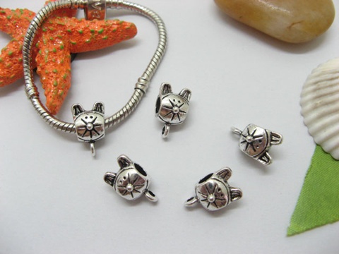 20pcs Tibetan Silver Mouse Beads Fit European Beads Yw-pa-mb51 - Click Image to Close