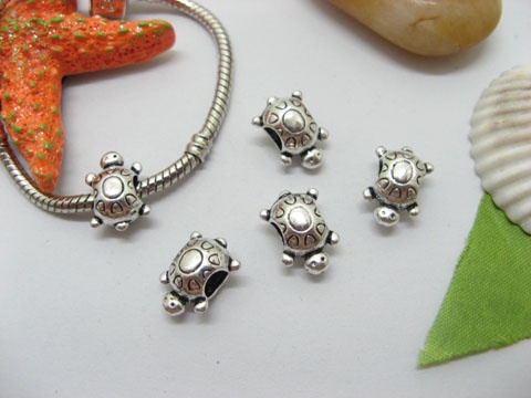20pcs Tibetan Silver Turtle Beads Fit European Beads Yw-pa-mb55 - Click Image to Close