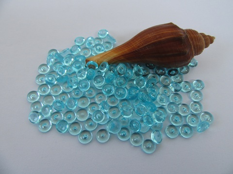 5200Pcs Blue Semi Bead Confetti Table Scatter Wedding Favor - Click Image to Close