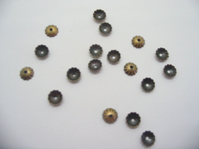 2000 8mm Bronze Bead Caps Beading Parts Jewelry finding 2000 8mm Bronze Bead Caps Beading Parts Jewelry finding