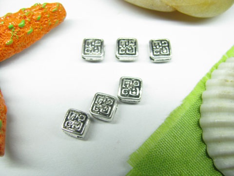 200pcs Metal Small Square Beads yw-ac-mb19 - Click Image to Close