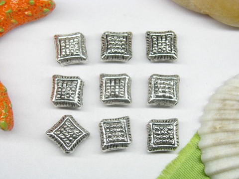 100pcs Metal Lovely Square Beads yw-ac-mb61 - Click Image to Close