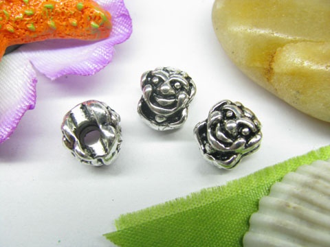 20pcs Metal Flower Beads yw-ac-mb85 - Click Image to Close