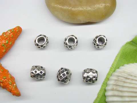 50pcs Metal Barrel Beads Yw-ac-mb90 - Click Image to Close