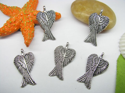 20pcs Metal Wing Charms yw-ac-mc3 - Click Image to Close